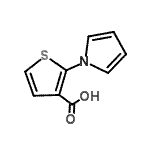 CAS#: 79242-76-5, 2-(1H-Pyrrol-1-yl)-3-thiophenecarboxylic acid