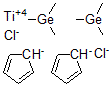 CAS 登录号：79269-73-1， 二氯二(三甲基锗烷基-Pi-环戊二烯基)钛