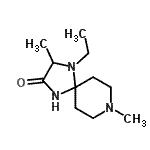 CAS#: 792872-06-1, 4-Ethyl-3,8-dimethyl-1,4,8-triazaspiro[4.5]decan-2-one
