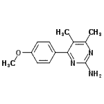 CAS#: 792942-46-2, 4-(4-Methoxyphenyl)-5,6-dimethyl-2-pyrimidinamine