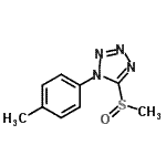 CAS#: 792950-21-1, 1-(4-Methylphenyl)-5-(methylsulfinyl)-1H-tetrazole