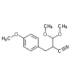 CAS 登录号：79348-01-9， 3,3-二甲氧基-2-(4-甲氧基苄基)丙腈