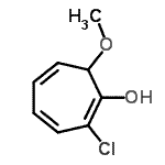 CAS#: 793609-58-2, 2-Chloro-7-methoxy-1,3,5-cycloheptatrien-1-ol