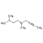 CAS 登录号：793641-80-2， N-甲基-N-(3-甲基丁基)-2-丁炔-1-胺