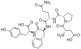 CAS 登录号：793658-58-9， L-alpha-天冬氨酰-L-脯氨酰-L-谷氨酰胺酰-L-苯丙氨酰-L-酪氨酸