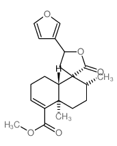CAS 登录号：79405-82-6， (4aS)-5'-呋喃-3-基-6,8a-二甲基-2'-氧代螺[3,4,4a,6,7,8-六氢萘-5,3'-四氢呋喃]-1-羧酸甲酯