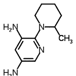 CAS 登录号：794471-62-8， 2-(2-甲基-1-哌啶基)-3,5-吡啶二胺