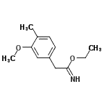 CAS 登录号：794490-09-8， 乙基2-(3-甲氧基-4-甲基苯基)乙亚氨酸酯