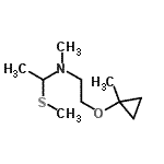 CAS#: 794504-51-1, N-Methyl-N-{2-[(1-methylcyclopropyl)oxy]ethyl}-1-(methylsulfanyl)ethanamine