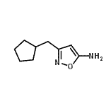 CAS#: 794566-79-3, 3-(Cyclopentylmethyl)-1,2-oxazol-5-amine