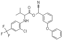 CAS 登录号：79472-91-6， 氯氟胺氰戊菊酯