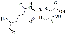 CAS#: 79495-65-1, (2R,3R,6R,7R)-7-[(5-Amino-6-Hydroxy-6-Oxohexanoyl)Amino]-3-Hydroxy-3-Methyl-8-Oxo-5-Thia-1-Azabicyclo[4.2.0]Octane-2-Carboxylic Acid