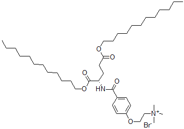 CAS 登录号：79508-19-3， 2-[4-[[(2S)-1,5-双十二烷氧基-1,5-二氧代戊烷-2-基]氨基甲酰]苯氧基]乙基-三甲基溴化铵