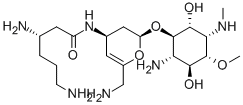 CAS#: 79528-70-4, (3S)-3,6-Diamino-N-[(2S,3R)-2-[(1R,2S,3S,4S,5S,6R)-2-Amino-3,6-Dihydroxy-4-Methoxy-5-Methylaminocyclohexyl]Oxy-6-(Aminomethyl)-3,4-Dihydro-2H-Pyran-3-Yl]Hexanamide