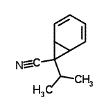 CAS#: 79574-47-3, 7-Isopropylbicyclo[4.1.0]hepta-2,4-diene-7-carbonitrile