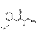 CAS 登录号：796048-22-1， 甲基(2E)-2-氰基-3-(2-乙基苯基)丙烯酸酯