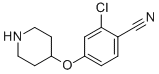 CAS 登录号：796600-10-7， 2-氯-4-(哌啶-4-基氧基)苯甲腈