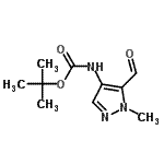 CAS#: 796845-65-3, 2-Methyl-2-propanyl (5-formyl-1-methyl-1H-pyrazol-4-yl)carbamate