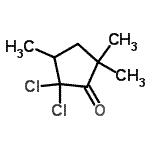 CAS#: 79699-56-2, 2,2-Dichloro-3,5,5-trimethylcyclopentanone