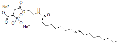 CAS#: 79702-63-9, Disodium 4-[2-[[(E)-Octadec-9-Enoyl]Amino]Ethoxy]-4-Oxo-2-Sulfonatobutanoate