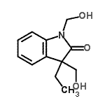 CAS#: 797051-84-4, 3-Ethyl-1,3-bis(hydroxymethyl)-1,3-dihydro-2H-indol-2-one