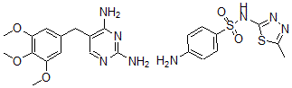 CAS 登录号：79735-35-6， 甲氧苄啶磺胺甲二唑