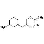 CAS 登录号：797789-37-8， 1-异丙氧基-3-(3-甲基-1-哌啶基)-2-丙醇