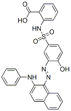 CAS#: 79817-64-4, 2-[[(3E)-4-Oxo-3-[[2-(Phenylamino)Naphthalen-1-Yl]Hydrazinylidene]-1-Cyclohexa-1,5-Dienyl]Sulfonylamino]Benzoic Acid
