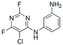 CAS 登录号：79817-71-3， N'-(5-氯-2,6-二氟嘧啶-4-基)苯-1,3-二胺