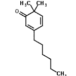CAS#: 798553-78-3, 3-Hexyl-6,6-dimethyl-2,4-cyclohexadien-1-one