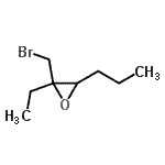 CAS#: 798576-91-7, 2-(Bromomethyl)-2-ethyl-3-propyloxirane
