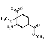CAS#: 79893-21-3, Methyl 3-amino-4-methoxy-4-nitro-2,5-cyclohexadiene-1-carboxylate