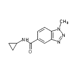 CAS#: 799264-78-1, N-Cyclopropyl-1-methyl-1H-benzotriazole-5-carboxamide