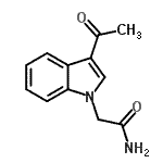 CAS#: 799264-84-9, 2-(3-Acetyl-1H-indol-1-yl)acetamide