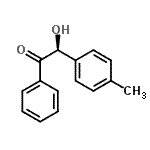 CAS 登录号：799279-10-0， (2S)-2-羟基-2-(4-甲基苯基)-1-苯乙酮