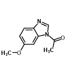 CAS 登录号：79938-47-9， 1-(6-甲氧基-1H-苯并咪唑-1-基)乙酮
