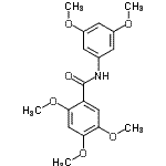 CAS 登录号：79966-80-6， N-(3,5-二甲氧基苯基)-2,4,5-三甲氧基苯甲酰胺