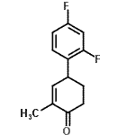 CAS 登录号：799776-81-1， 4-(2,4-二氟苯基)-2-甲基-2-环己烯-1-酮