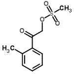 CAS 登录号：799804-23-2， 2-(2-甲基苯基)-2-氧代乙基甲烷磺酸酯