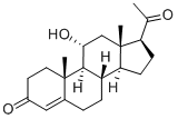 CAS 登录号：80-75-1， 11alpha-羟基黄体酮
