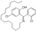 CAS 登录号：80018-22-0， 4-氯-2-((2-氯苯基)(十六烷基亚胺)甲基)苯酚