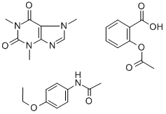 CAS#: 8003-03-0, Aspirin, Phenacetin, And Caffeine