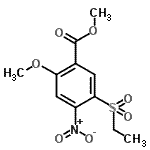 CAS#: 80036-90-4, Methyl 5-(ethylsulfonyl)-2-methoxy-4-nitrobenzoate