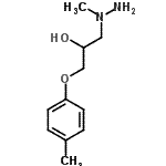 CAS 登录号：800378-69-2， 1-(1-甲基肼基)-3-(4-甲基苯氧基)-2-丙醇