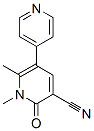 CAS 登录号：80047-23-0， 1,2-二甲基-6-氧代-1,6-二氢-3,4'-联吡啶-5-甲腈