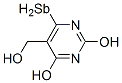 CAS 登录号：80049-91-8， 2,4-二羟基-5-羟基甲基嘧啶氧锑