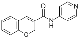 CAS#: 80066-02-0, N-4-Pyridinyl-2H-1-benzopyran-3-carboxamide