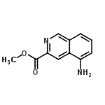CAS 登录号：80066-70-2， 甲基5-氨基-3-异喹啉羧酸酯