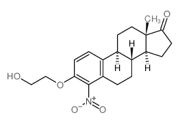 CAS#: 80082-66-2, (8S,9S,13S,14S)-3-(2-Hydroxyethoxy)-13-Methyl-4-Nitro-7,8,9,11,12,14,1 5,16-Octahydro-6H-Cyclopenta[a]Phenanthren-17-One