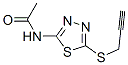 CAS 登录号：80088-37-5， N-(5-(2-丙炔基硫代)-1,3,4-噻二唑-2-基)-乙酰胺